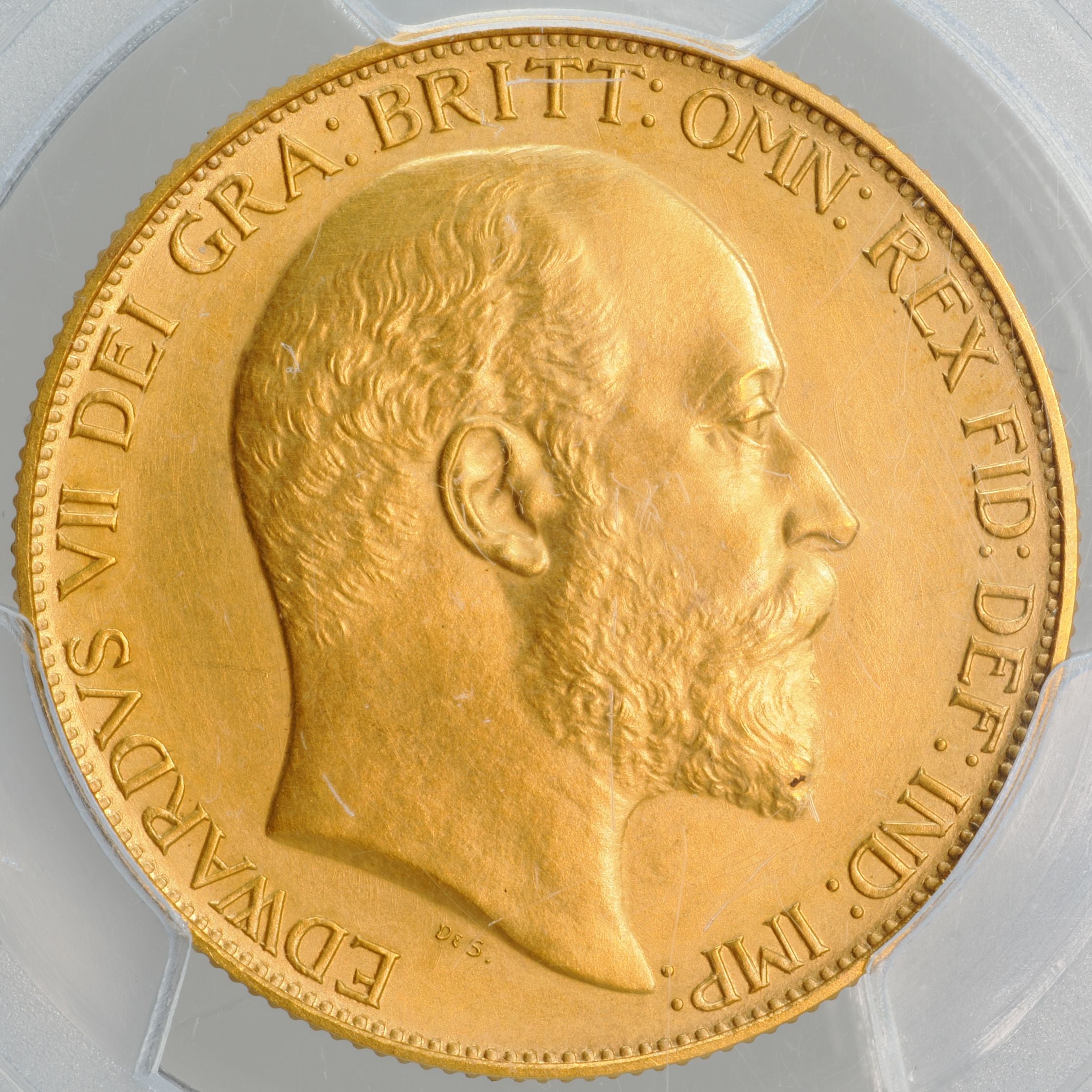 エドワード7世 1902年 イギリス 2ポンド金貨 PR63 Matte Proof PCGS