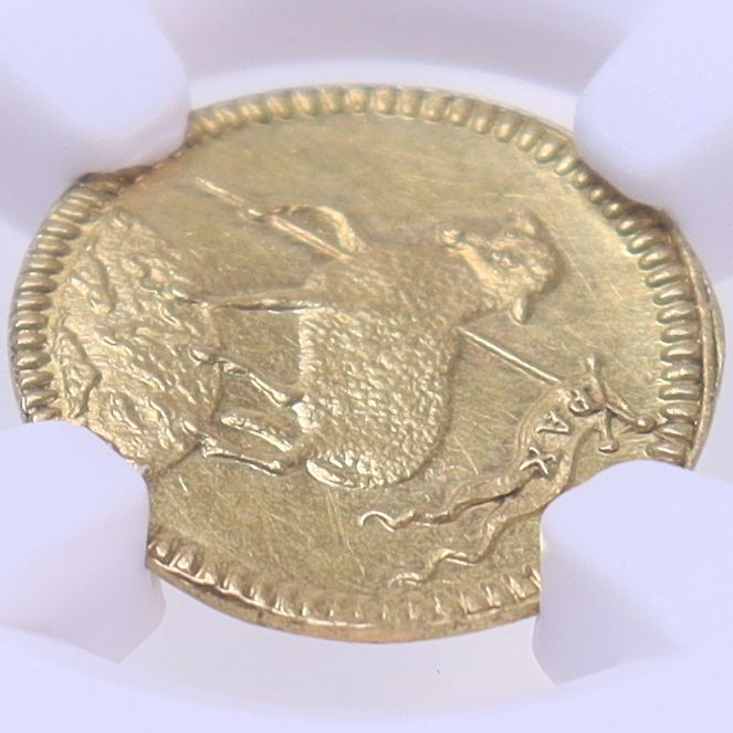 1700年 DATED ドイツ ニュルンベルク 1/4ダカット金貨 FR-1890 GFN LEGEND 【 NGC MS62 】