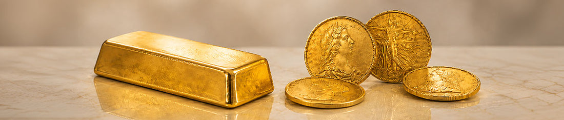 金地金（インゴット）と金貨を比較｜どちらを買うべき？