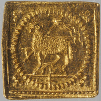 ドイツ ニュルンベルク ラムダカット クリッペ（四角） 1700年刻印 1/8ダカット金貨 MS62 PCGS 表