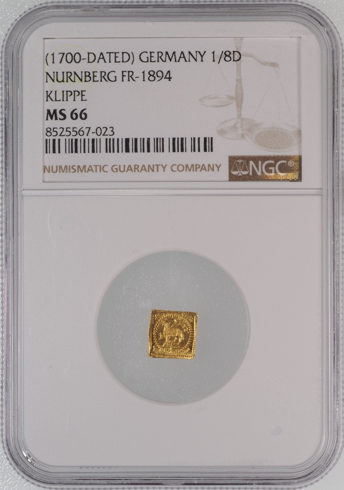 ラムダカット クリッペ（KLIPPE） 1700年刻印 ドイツ ニュルンベルク 1