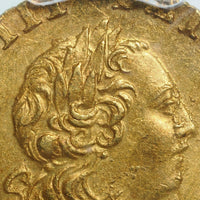 ジョージ3世 イギリス 1762年 1/4ギニー金貨 MS64 PCGS 表