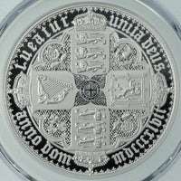 エリザベス2世 ゴシッククラウン 2021年 オルダニー 5ポンド銀貨 PF70 DEEP CAMEO PCGS シールド版表