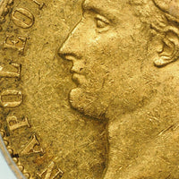 ナポレオン1世 百日天下 フランス パリ造幣所 1815年-A 20フラン金貨 AU58 PCGS 表