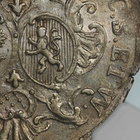 ドイツ ザイン＝アルテンキルヒェン伯領 1753年  12クロイツァー銀貨 NGC MS65 表