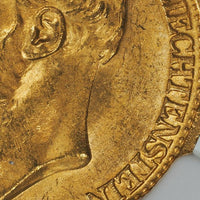 リヒテンシュタイン ヨハン2世 1898年 20クローネ金貨 MS63 NGC 表