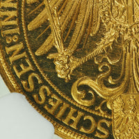 フランツ・ヨーゼフ1世 インスブルック射撃祭 1885年 オーストリア 金メダル PF63 ULTRA CAMEO NGC 裏