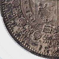 ヴィクトリア女王 ジュビリーヘッド イギリス 1887年 ハーフクラウン 1/2クラウン銀貨 MS63 PCGS 裏