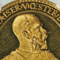 フランツ・ヨーゼフ1世 インスブルック射撃祭 1885年 オーストリア 金メダル PF63 ULTRA CAMEO NGC 表