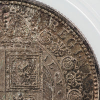 ヴィクトリア女王 ジュビリーヘッド イギリス 1887年 ハーフクラウン 1/2クラウン銀貨 MS63 PCGS 裏