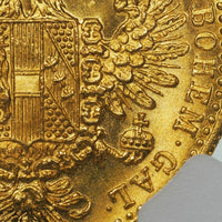 フランツ・ヨーゼフ1世 オーストリア 1914年 1ダカット金貨 MS64 NGC 裏