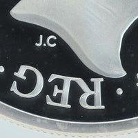エリザベス2世 スリーグレイセス イギリス 5ポンド銀貨 PF70 ULTRA CAMEO First Releases NGC 裏