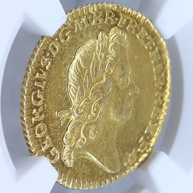 1725年 イギリス ジョージ1世 1/2ギニー 金貨 ハーフギニー