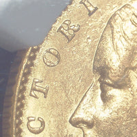 1868年 イギリス ヴィクトリア女王 ヤング・ヘッド ベントレー・コレクション 1ソブリン金貨