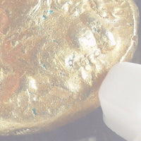 リディア王国 紀元前610～546年 エレクトラム製 1/3スターテル金貨 AU 5/5-2/5 scuffs NGC 表