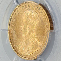 カナダ ジョージ5世 1912年 初年号 5ドル金貨 MS63 PCGS 表