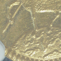 ドイツ ニュルンベルク ラムダカット 1700年刻印 1/4ダカット金貨 MS62 NGC 表