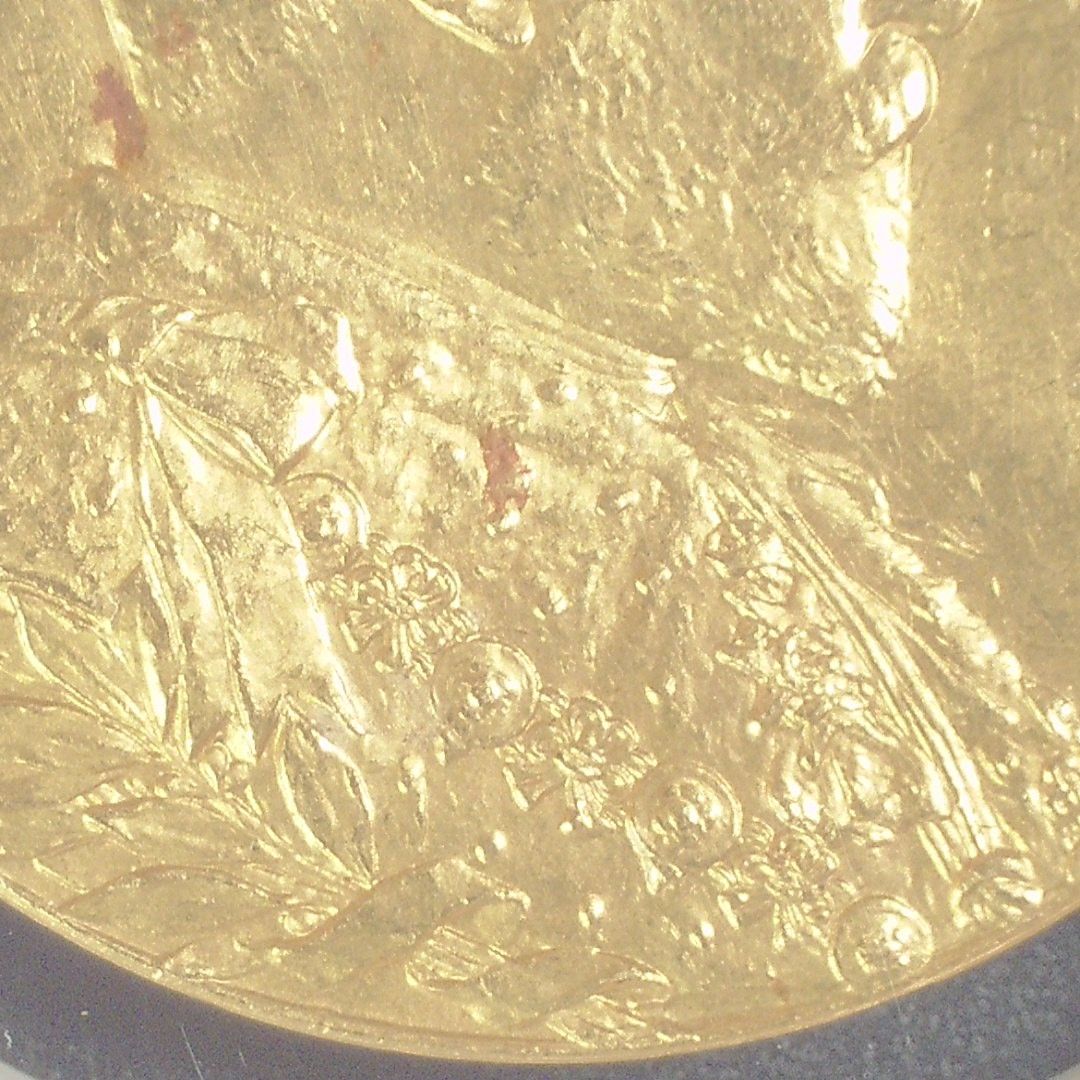 1902年 イギリス エドワード7世 戴冠記念 金メダル 【 NGC MS64 】