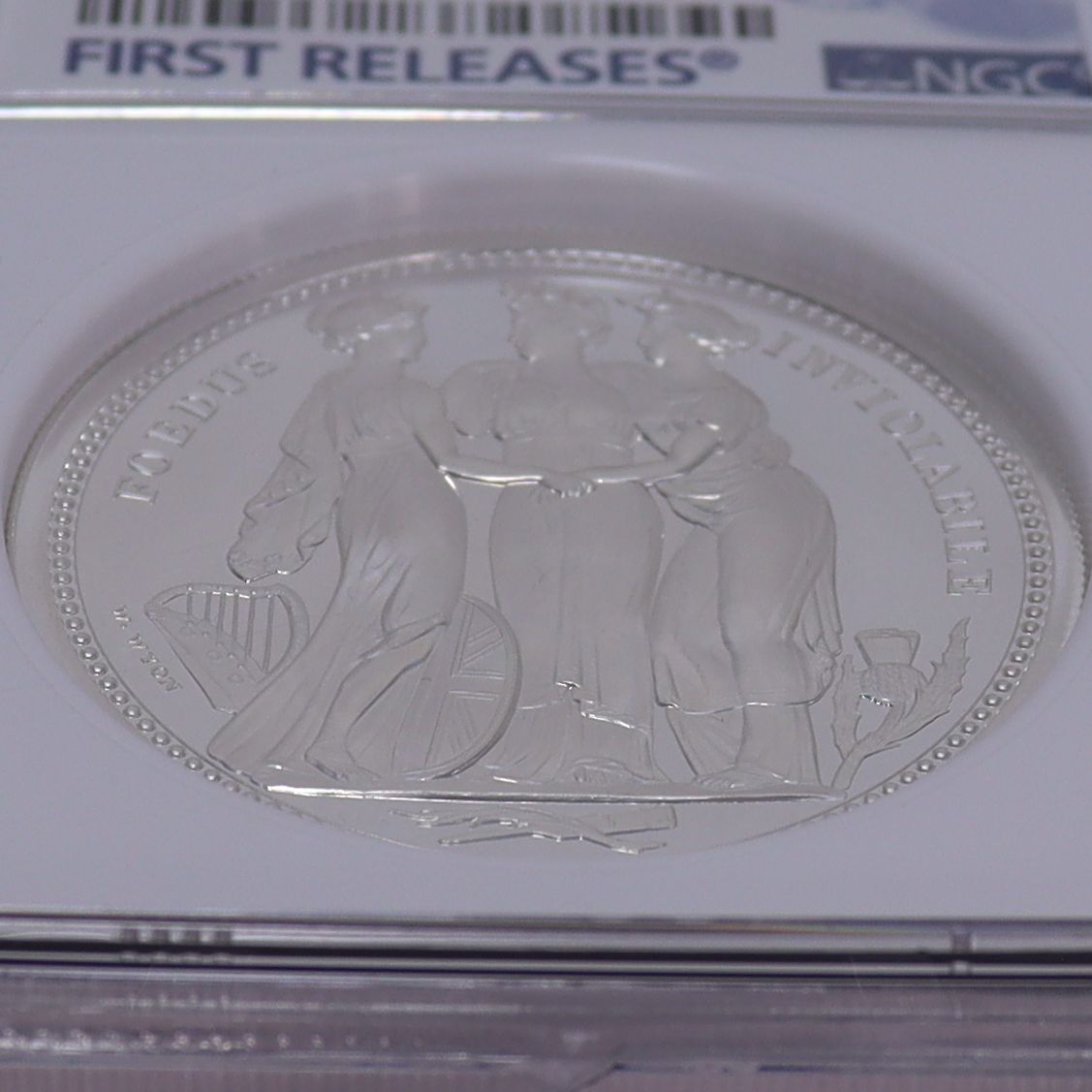 2020年 イギリス スリーグレイセス 5ポンド 銀貨 【 NGC PF70 ULTRACAMEO First Releases 】
