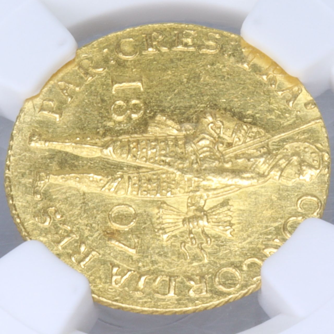 1807年 オランダ ユトレヒト 小文字年号（Small Date） 1ダカット金貨 【 NGC MS63 TOP POP 】