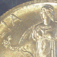 イタリア ローマ造幣所 エマヌエーレ3世 1932年-R 100リラ金貨 MS65 NGC 裏