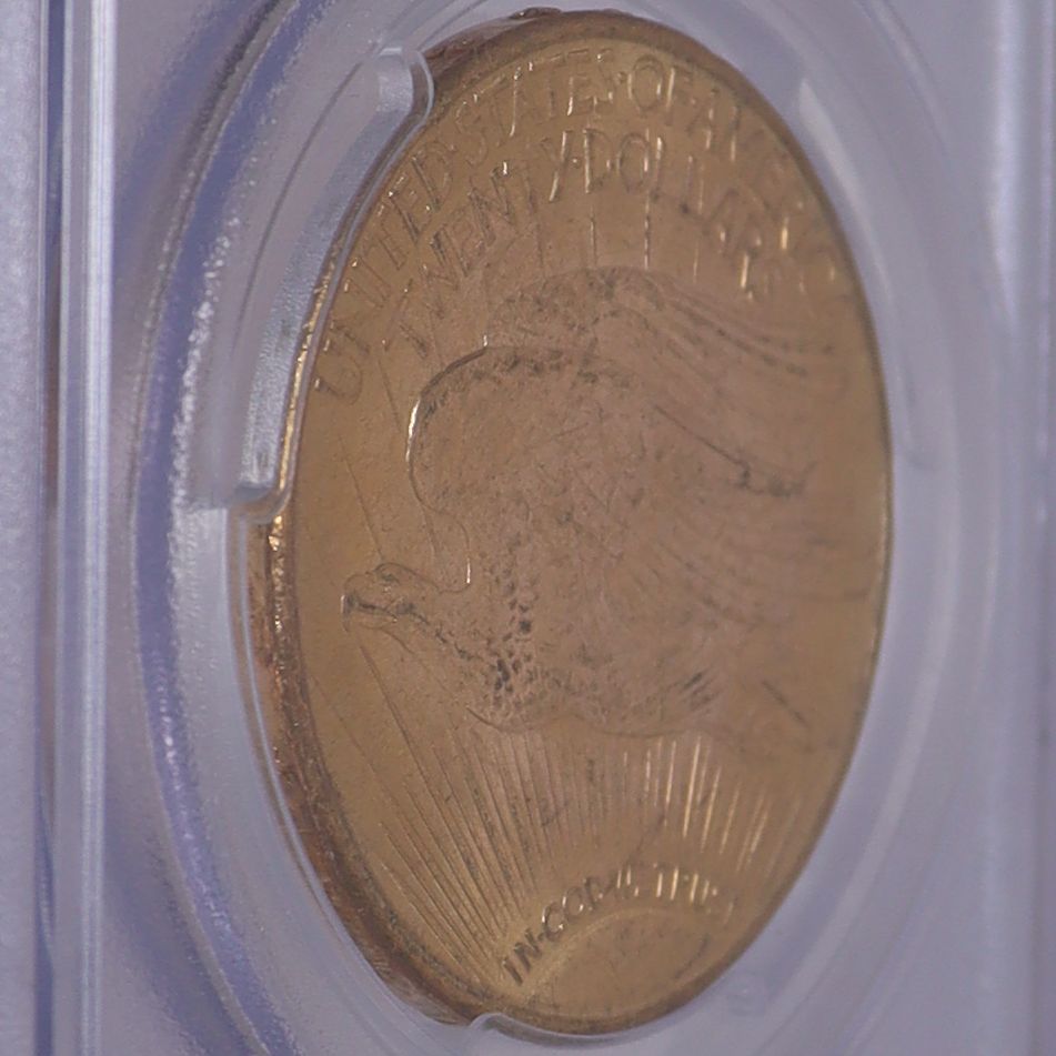 1911年-D アメリカ セントゴーデンス ダブルイーグル 20ドル 金貨 ダラス鋳造 【 PCGS MS66 準高鑑定 】