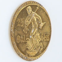 ポーランド ダンツィヒ 1930年 25グルデン金貨 MS65 NGC 裏