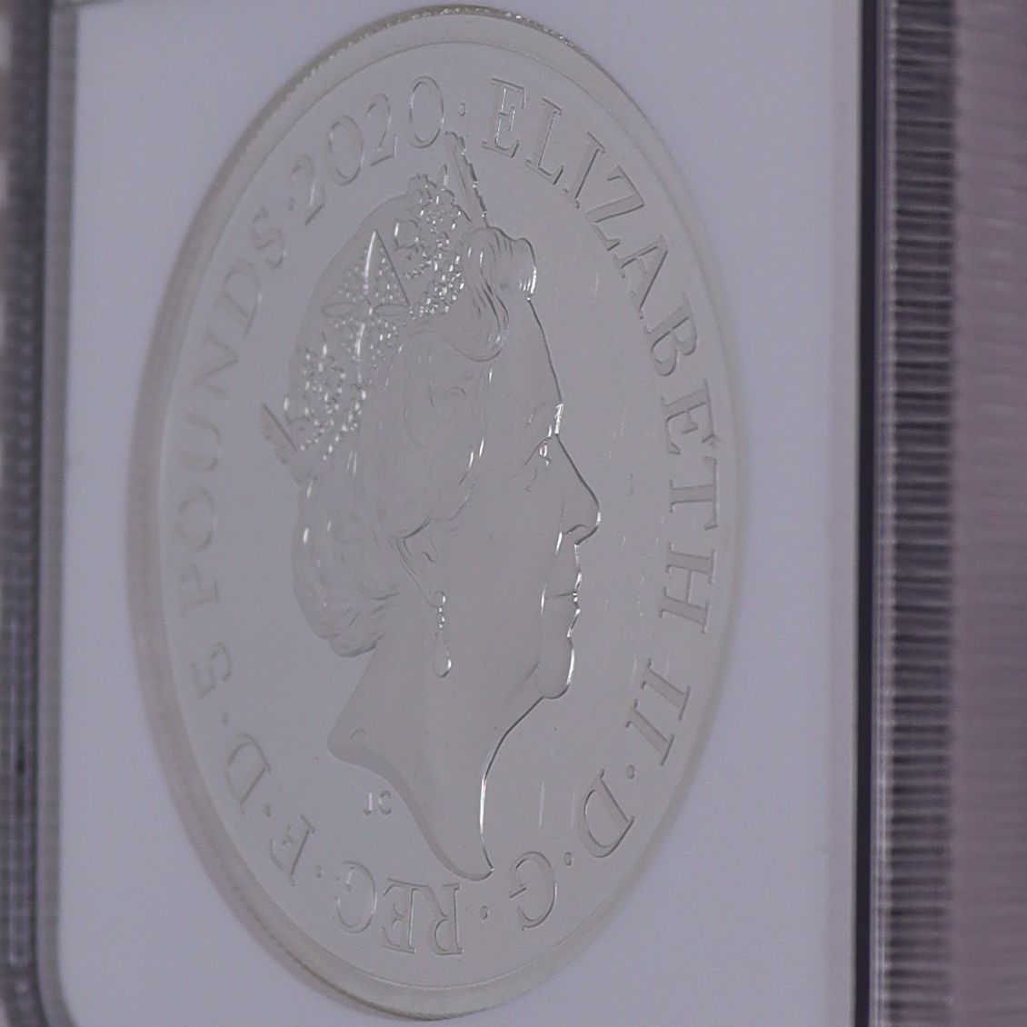 2020年 イギリス スリーグレイセス 5ポンド 銀貨 【 NGC PF70 ULTRACAMEO First Releases 】