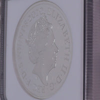 スリーグレイセス イギリス 2020年 5ポンド銀貨 PF70 ULTRACAMEO First Releases NGC 裏