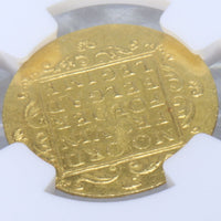 オランダ ユトレヒト 小文字年号（Small Date） 1807年 1ダカット金貨 MS63 NGC 裏