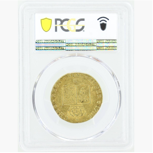 1786年 D フランス ルイ16世 2ルイドール 金貨 【 PCGS AU55 】