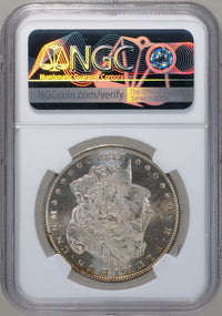 アメリカ サンフランシスコ造幣所 モルガンダラー トーン 1880年-S 1ドル銀貨 MS63★ NGC 裏