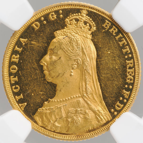 1887年 イギリス ヴィクトリア女王 ジュビリーヘッド 1ソブリン金貨