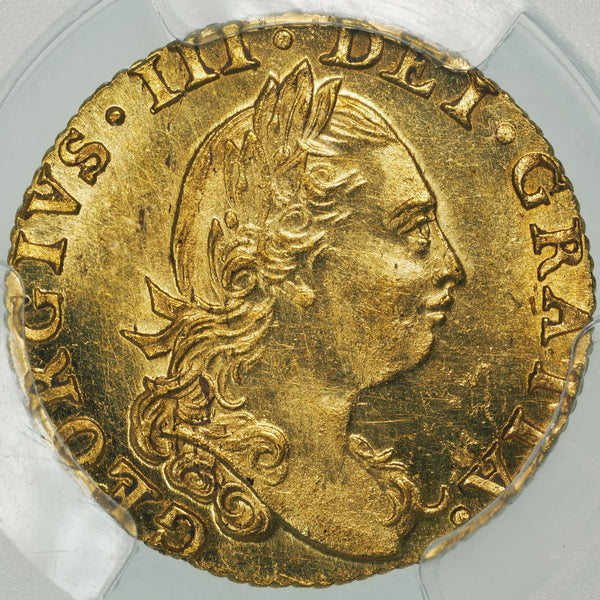 1776年 イギリス ジョージ3世 ハーフギニー 1/2ギニー金貨 S-3734
