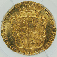 ジョージ3世 イギリス 1776年 ハーフギニー 1/2ギニー金貨 MS64 PCGS 裏