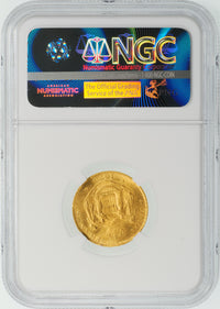 モナコ パリ造幣所 シャルル3世 1879年-A 20フラン金貨 MS63 NGC 裏