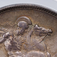 ヴィクトリア女王 ジュビリーヘッド イギリス 1887年 1クラウン銀貨 MS62 PCGS 裏