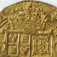 イギリス イングランド チャールズ1世 1625年 1ユナイト金貨 AU58 PCGS 裏