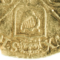 イギリス ジョージ1世 1725年 ハーフギニー 1/2ギニー金貨 MS62 NGC 裏